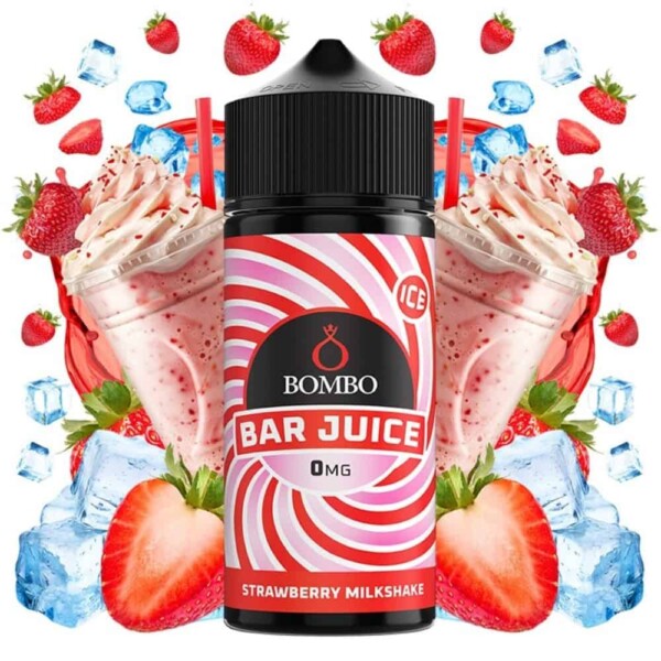 Bombo Bar Juice Strawberry Milkshake Ice 100ml